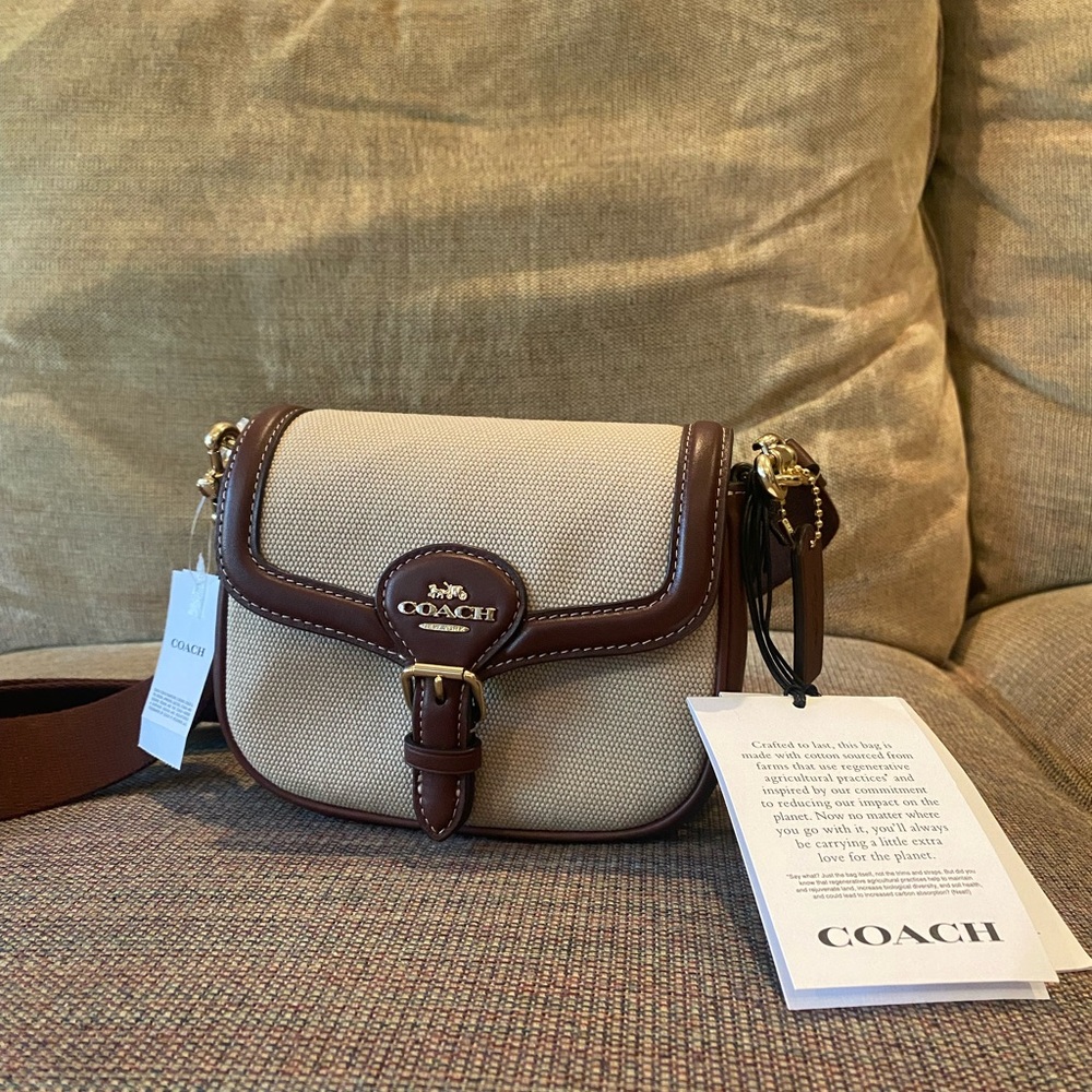 NWT Coach Amelia Saddlebag Crossbody purse